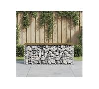 Tuinbank schanskorfontwerp 103x31,5x42 cm geÃ¯mpregneerd hout834352