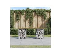 Tuinbank schanskorfontwerp 103x31x42 cm geÃ¯mpregneerd hout834331