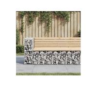 Tuinbank schanskorfontwerp 122x71x65,5 cm massief grenenhout834383