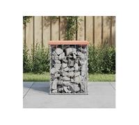 Tuinbank schanskorfontwerp 33x31x42 cm massief douglashout834327