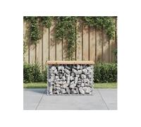 Tuinbank schanskorfontwerp 63x31,5x42 cm massief grenenhout834344