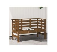 Tuinbankje 111,5x53x71 cm massief grenenhout honingbruin825138