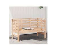 Tuinbankje 111,5x53x71 cm massief grenenhout825135