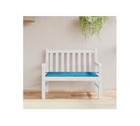 Coussin de Banc de Jardin, Coussin de Siège de Salon, Coussin de Meuble de Terrasse, Coussin d'Assise Extérieur, Bleu 100x50x3 cm Tissu Oxford