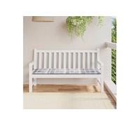 Coussin de Banc de Jardin, Coussin de Siège de Salon, Coussin de Meuble de Terrasse, Coussin d'Assise Extérieur, Motif à Carreaux Gris 150x50x3 cm