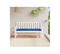 Vidaxl Coussin De Banc De Jardin Bleu 150x50x7 Cm Tissu Oxford