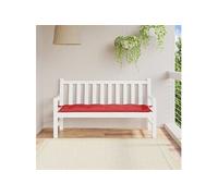 Tuinbankkussen 150x50x7 cm oxford stof rood314962