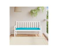 Tuinbankkussen 150x50x7 cm oxford stof turquoise361620