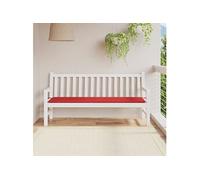 Vidaxl Coussin De Banc De Jardin Rouge 180 X 50 X 3 Cm
