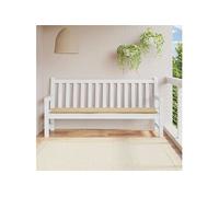 Tuinbankkussen 200x50x3 cm oxford stof beige47615