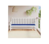 Tuinbankkussen 200x50x3 cm oxford stof koningsblauw314099