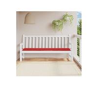 Tuinbankkussen 200x50x3 cm oxford stof rood47610