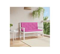 Tuinbankkussens 2 st 120x50x7 cm stof roze361695