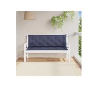 vidaXL Lot de 2 Coussins de Banc de Jardin, Coussin de Siège, Coussin de Meuble de Terrasse Patio Salon Extérieur Intérieur, Bleu Marine