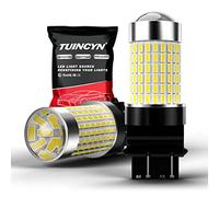 TUINCYN 3157 3157A Ampoule LED blanche super brillante 3156 3057 4157 3056 Lumière de recul inversée 1500 lumens 3014 Chipsets 144SMD Lumière de freinage de jour / Feu arrière DRL, 12 V-24 V