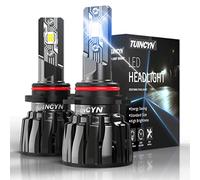 TUINCYN Ampoules HIR2 LED 16000LM 80W, +400% Luminosité Kit de Conversion de Lampes 6000K Blanc 9012 Phares LED pour Voiture et Moto Ampoule Remplacement pour Halogène HID, IP65 Etanche, 2PCS…