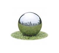 vidaXL Tuinfontein met LED's 20 cm roestvrij staal41677 G