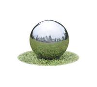 Fontaine Jeu d'Eau de Jardin Acier Inoxydable 30 cm Sphère avec LED vidaXL