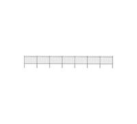 Clôture de Jardin avec dessus en Cerceau Barrière Panneau Multi-taille vidaXL