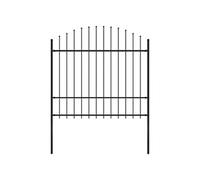 Clôture de Jardin à Dessus en Lance Acier Panneau Ferme Multi-taille vidaXL