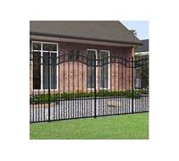 Clôture de Jardin avec Sommet de Lance Noir Terrasse Multi-taille vidaXL