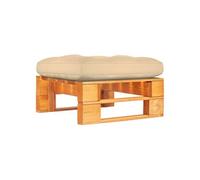 vidaXL Tuinhocker pallet honingbruin geÃ¯mpregneerd grenenhout3066448 G