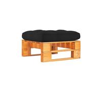 Vidaxl Pouf Palette De Jardin Marron Miel Bois De Pin Imprégné Marron