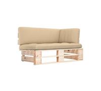 Tuinhoekbank pallet geÃ¯mpregneerd grenenhout3066604