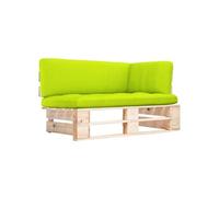 Bois de Pin Imprégné Canapé d'Angle Palette de Jardin Terrasse Patio vidaXL