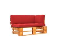 Bois de Pin Imprégné Canapé d'Angle Palette de Jardin Extérieur Patio vidaXL