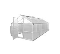 Tuinkas 10,53 mÂ² versterkt aluminium43556