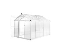 Vidaxl Serre Aluminium 302x190x195 Cm 11,19 M³