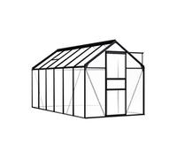 vidaXL Serre Anthracite Aluminium 7,03 m² 48212