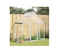 vidaXL Serre 169x114x195 cm Aluminium - Panneaux polycarbonate, protection contre le froid