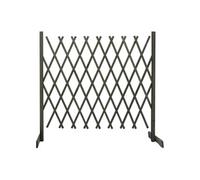 vidaXL Panneau à lattes de jardin 180x100 cm Sapin massif Gris 314829