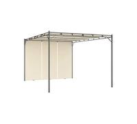 vidaXL Belvédère de Jardin avec Rideau Latéral Tente de Réception Tonnelle Pavillon Chapiteau Jardin Extérieur Arrière-cour 47994