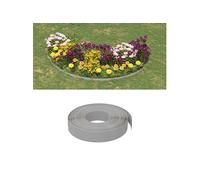 Tuinranden 3 st 10 m 10 cm polyetheen grijs3155429