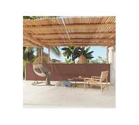 vidaXL Tuinscherm uittrekbaar 117x600 cm bruin317951 Marron G