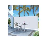 vidaXL Tuinscherm uittrekbaar 140x300 cm crÃme317875 Crème G