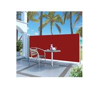 vidaXL Tuinscherm uittrekbaar 140x300 cm rood317877 Rouge G