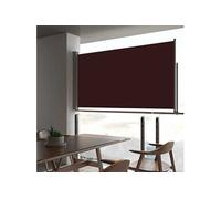 Tuinscherm uittrekbaar 160x300 cm bruin48349