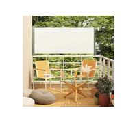 Tuinscherm uittrekbaar 160x300 cm crÃmekleurig317839