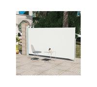 Tuinscherm uittrekbaar 160x300 cm crÃmekleurig317881