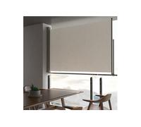 vidaXL Auvent latéral rétractable de patio 160 x 300 cm Blanc cassé 45194