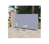 Tuinscherm uittrekbaar 160x300 cm grijs41546