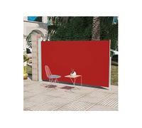 vidaXL Tuinscherm uittrekbaar 160x300 cm rood317883 Rouge G