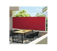 vidaXL Tuinscherm uittrekbaar 160x600 cm rood317961 Rouge G