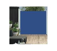 Tuinscherm uittrekbaar 170x300 cm blauw317888