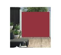 Tuinscherm uittrekbaar 170x300 cm rood48367