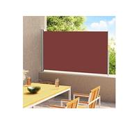 Vidaxl Auvent Latéral Rétractable De Patio 180x300 Cm Marron Marron